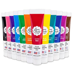 Ann Clark Food Coloring Gel 12-Pack