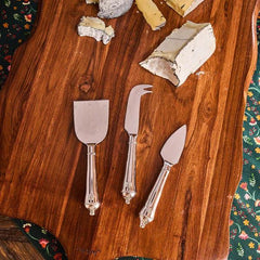 Berry & Thread Cheese Knife Assorted Set/3 - Polished