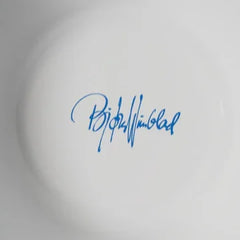 Bjørn Wiinblad Dora Bowl, Blue, Ø: 3.7"