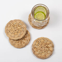 8 Oak Lane Natural Woven Coaster Set of 4