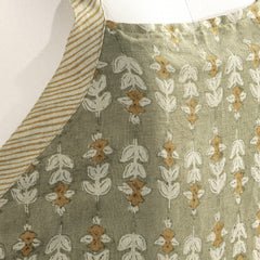 Blossom Block Print Apron