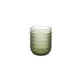 6 oz. Green Drinking Glass with Raised Dots