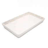 8 Oak Lane Textured Guest Towel Tray