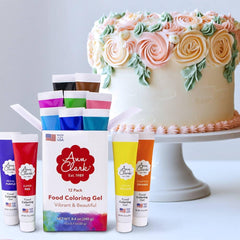 Ann Clark Food Coloring Gel 12-Pack