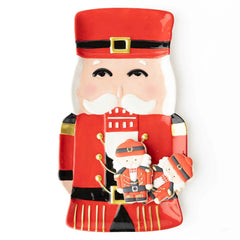 8 Oak Lane Red Nutcracker Platter