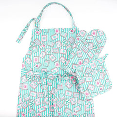 8 Oak Lane Mahjong Stripe Oven Mitt Set