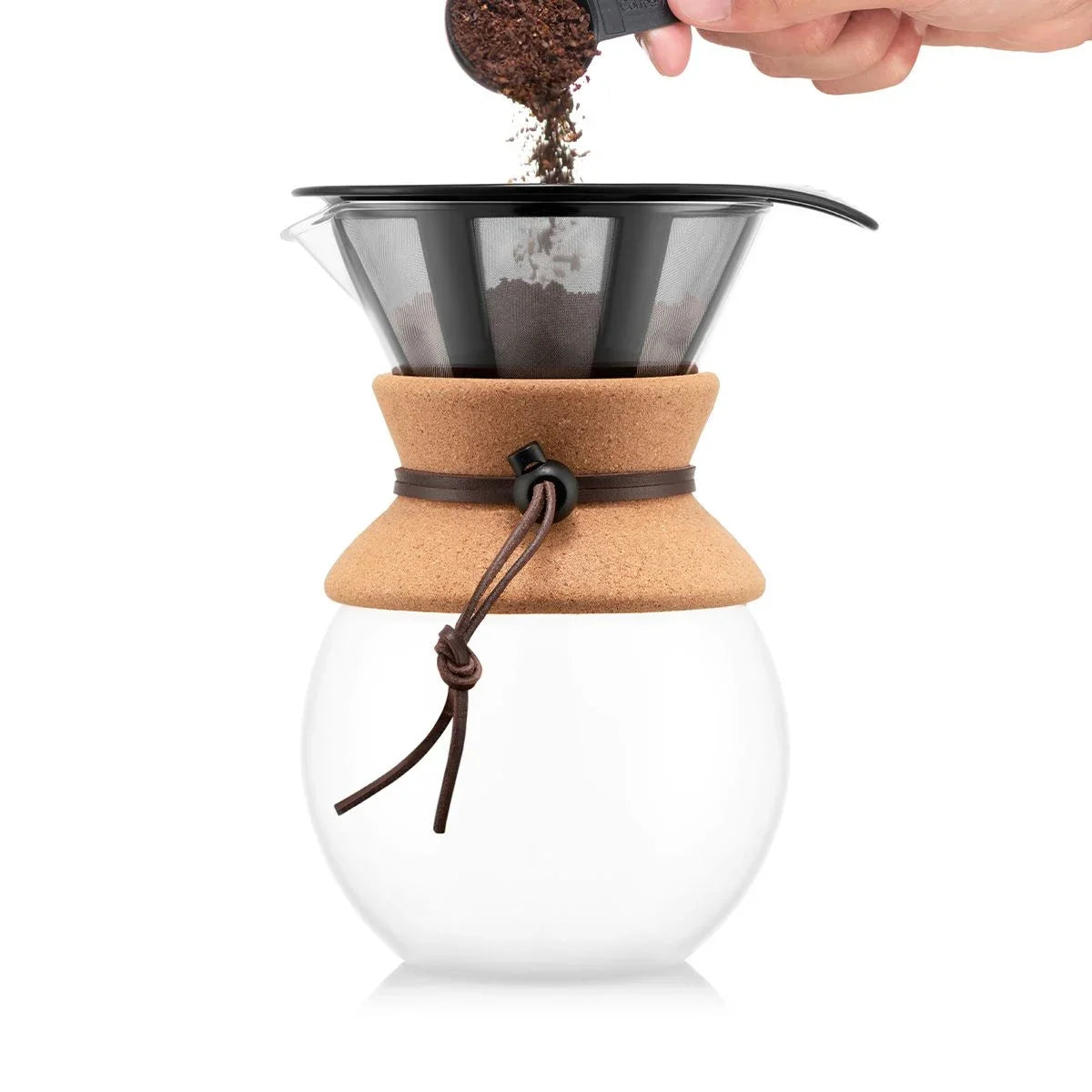Bodum Pour Over Coffee Maker with Permanent Filter, 34 oz / 1.0 L