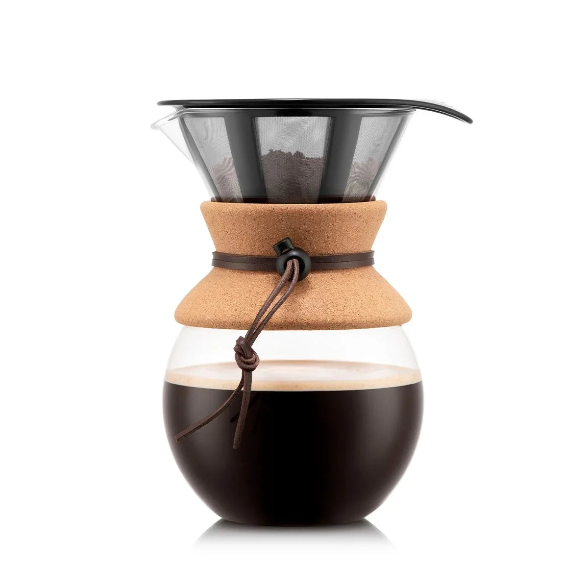 Bodum Pour Over Coffee Maker with Permanent Filter, 34 oz / 1.0 L