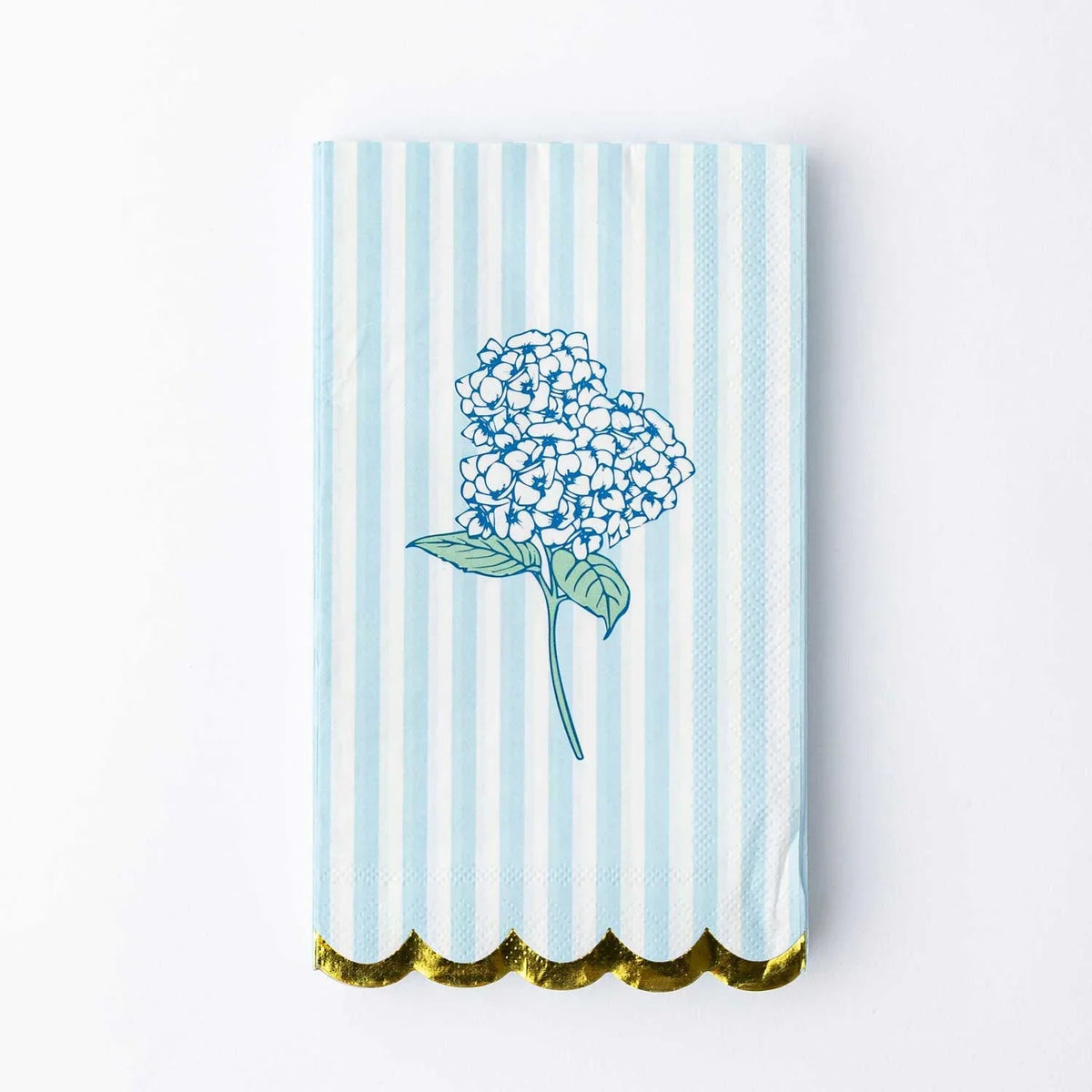 8 Oak Lane Hydrangea Stem Paper Guest Towel