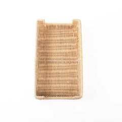8 Oak Lane Natural Rattan Guest Towel Tray