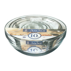 Anchor Hocking Nesting Mixing Bowl, Set 10