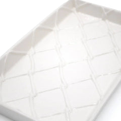 8 Oak Lane Textured Guest Towel Tray