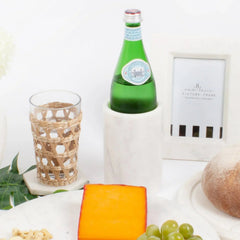8 Oak Lane White Marble Wine Chiller