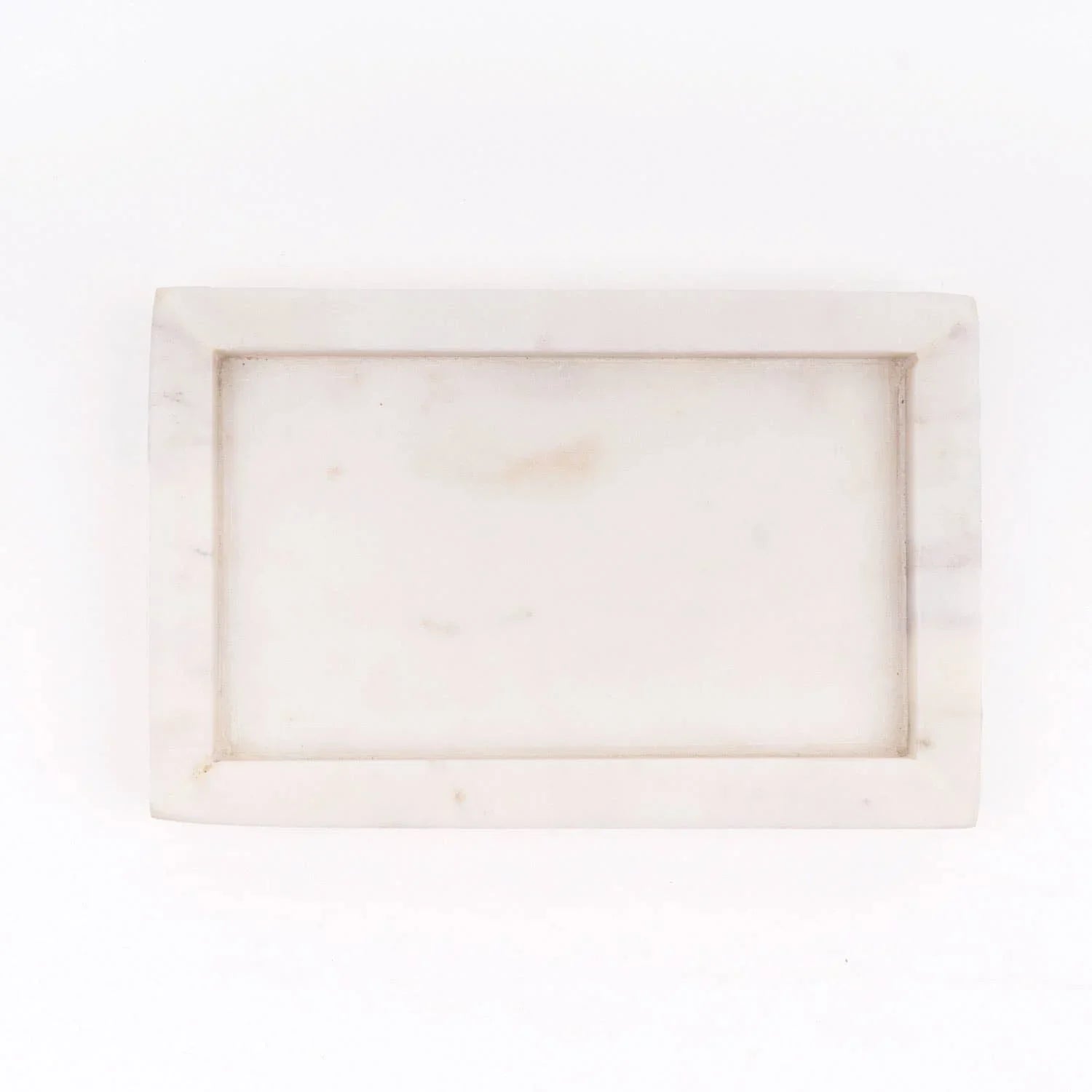 8 Oak Lane White Marble Soap Dish