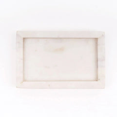 8 Oak Lane White Marble Soap Dish