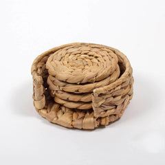 8 Oak Lane Natural Woven Coaster Set of 4