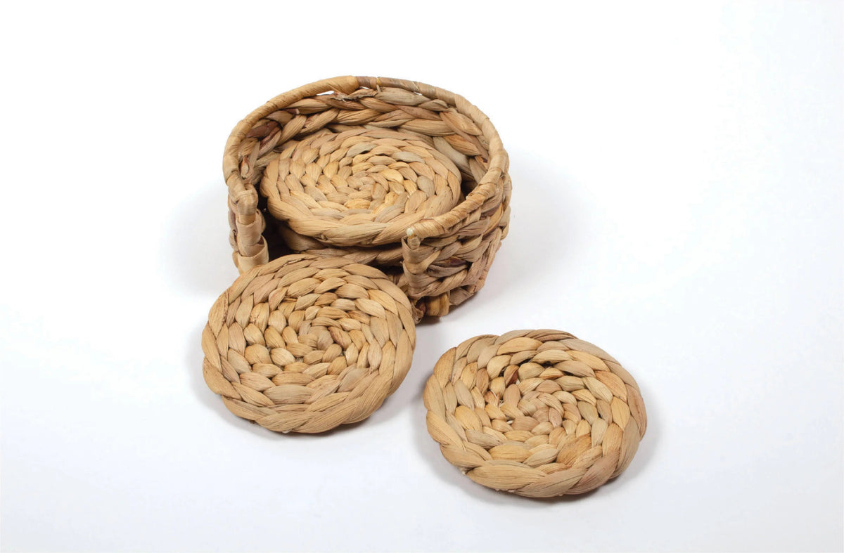 8 Oak Lane Natural Woven Coaster Set of 4