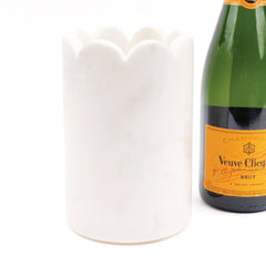 8 Oak Lane Scalloped Marble Wine Chiller