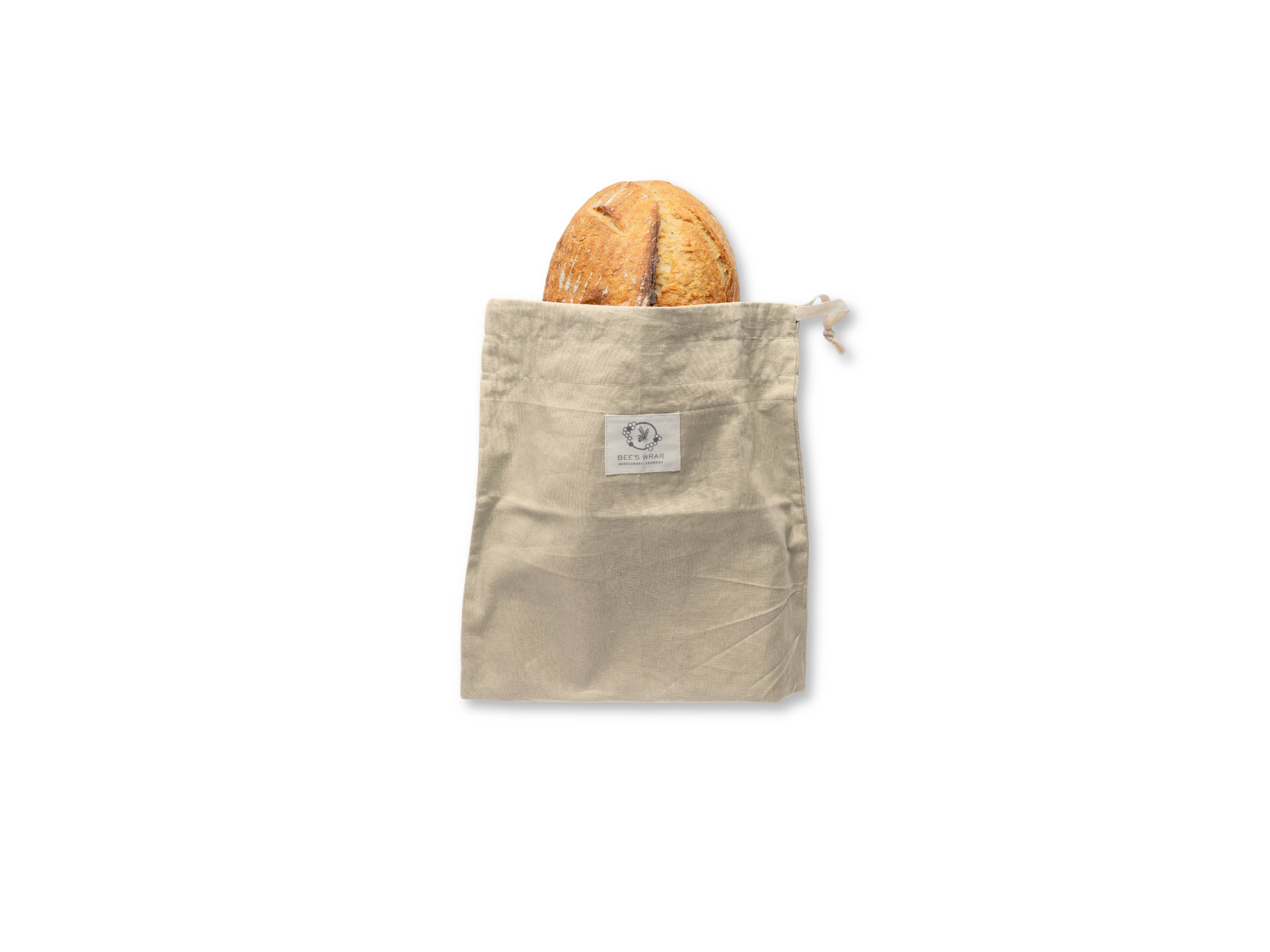 Bee's Wrap Reusable Beeswax Lined Artisan Bread Bag — Natural