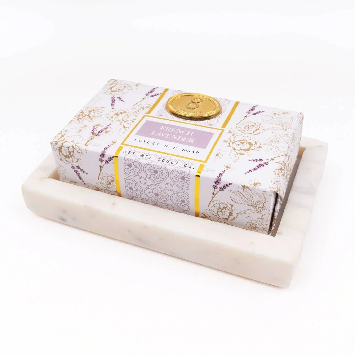 8 Oak Lane White Marble Soap Dish