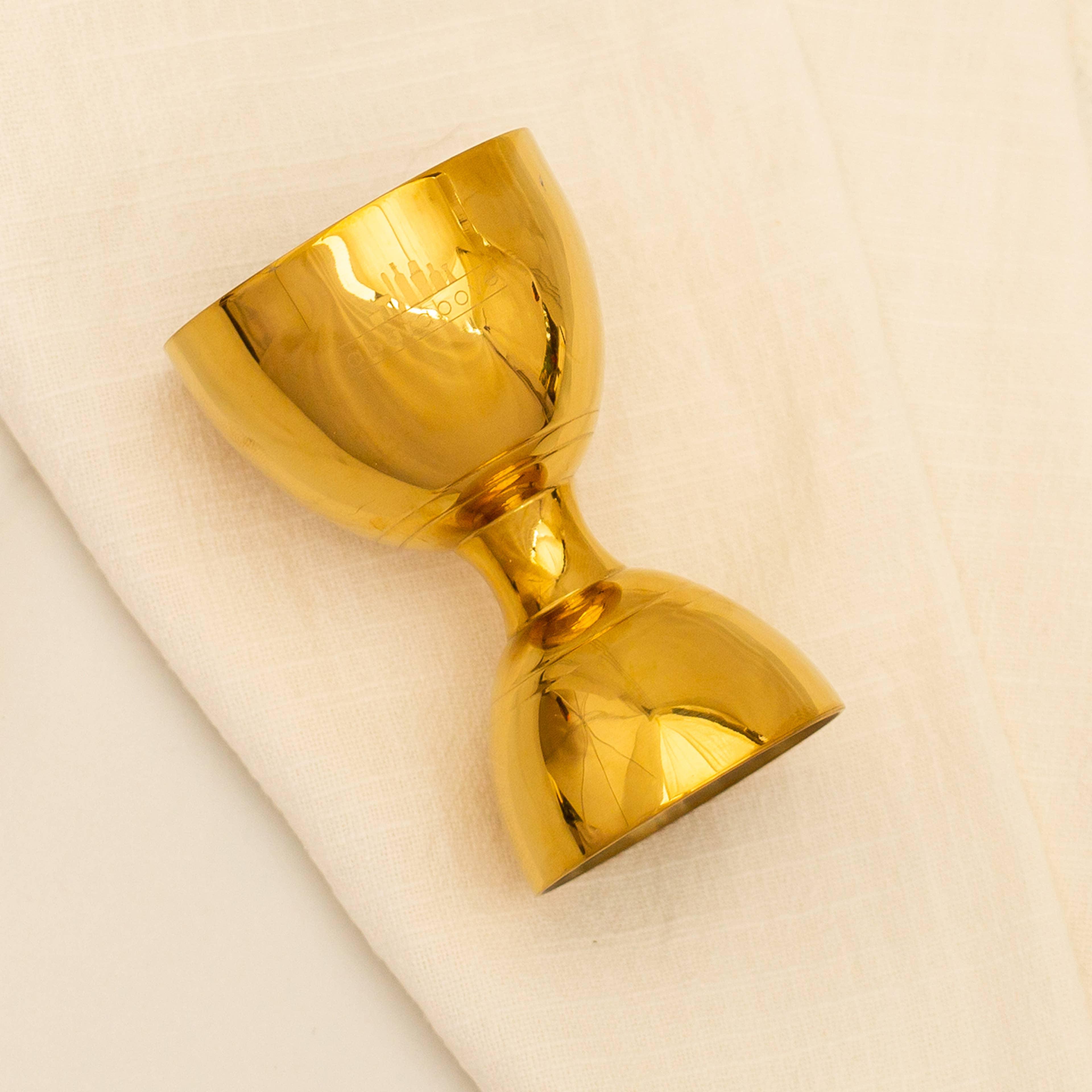 Bell Jigger - 2 Ounce, Gold
