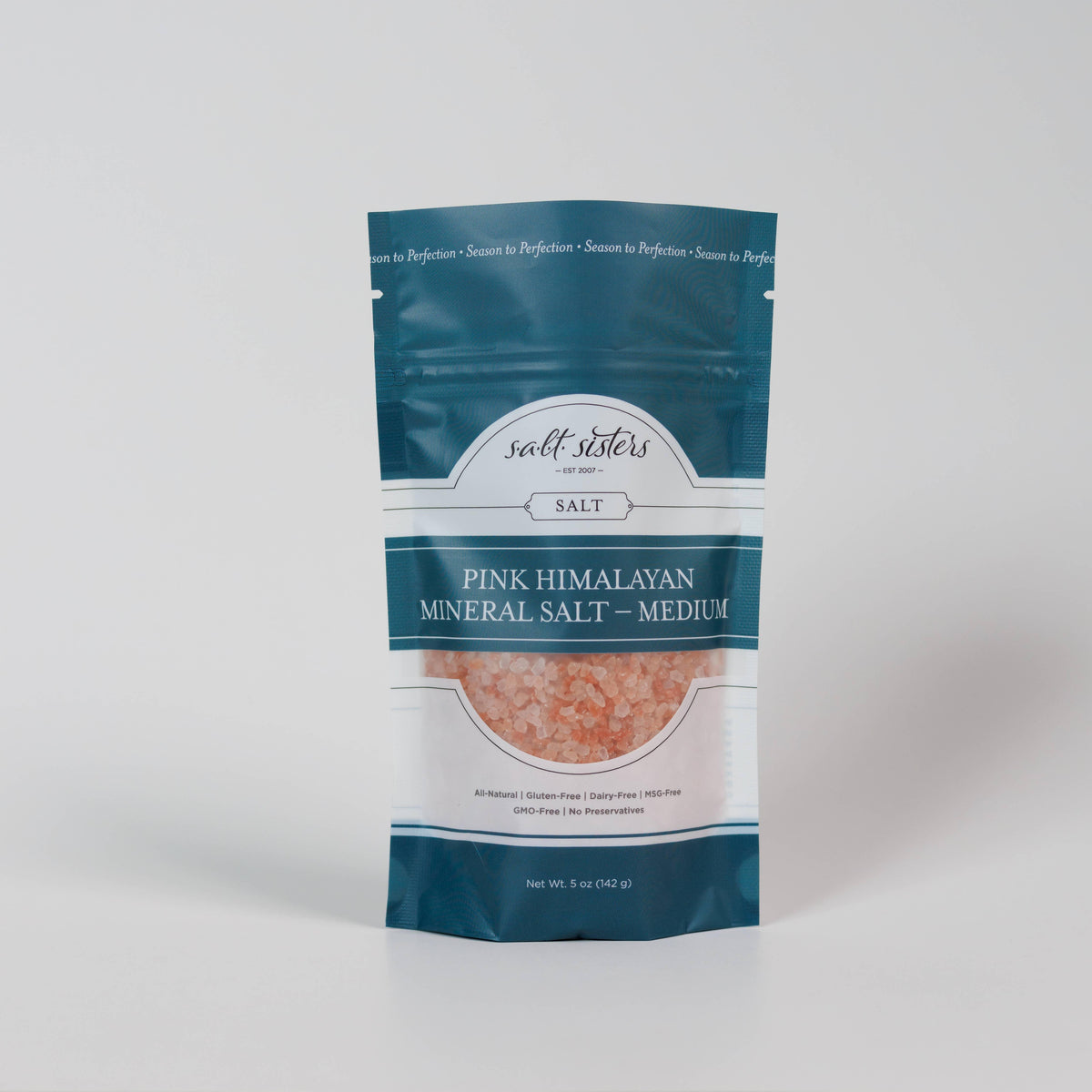 All-Natural Mineral Salt - Pink Himalayan - Medium - 5 oz