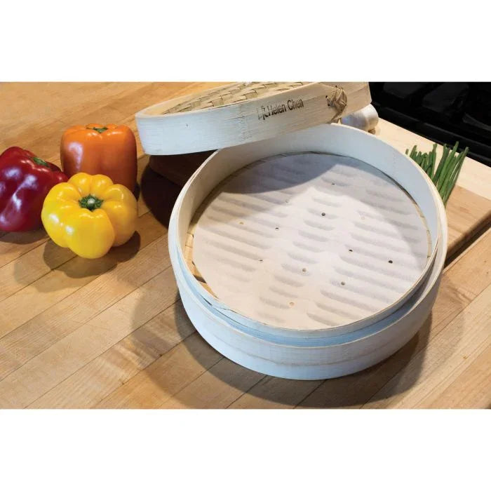 Bamboo Steamer with Lid, 10"