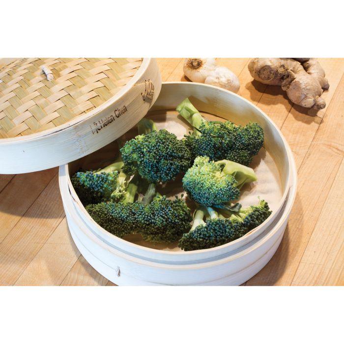 Bamboo Steamer with Lid, 10"