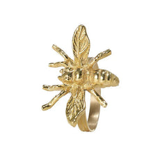 Bodrum Bee Napkin Ring in Gold