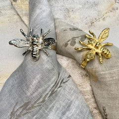 Bodrum Bee Napkin Ring Silver