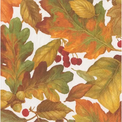 Autumn Leaves II Paper Luncheon Towel Napkins