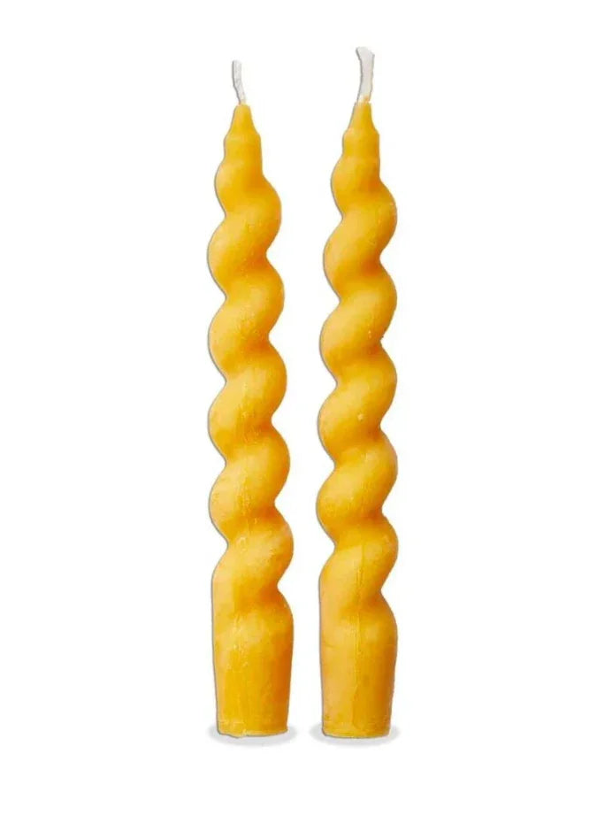 Beeswax Twist 7" Taper S/2