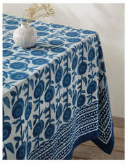 Block Print Tablecloth - Gilia