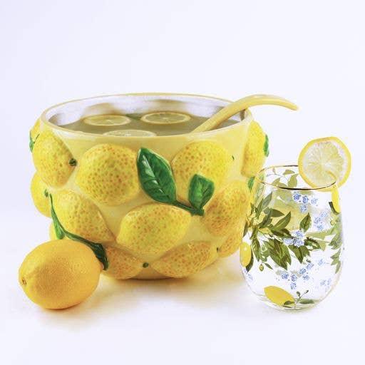 8 Oak Lane Lemon Punch Bowl & Ladle