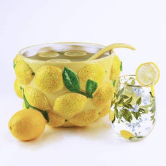 8 Oak Lane Lemon Punch Bowl & Ladle