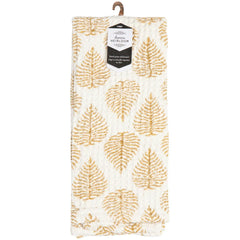 Arbor Block Print Waffle Dishtowel