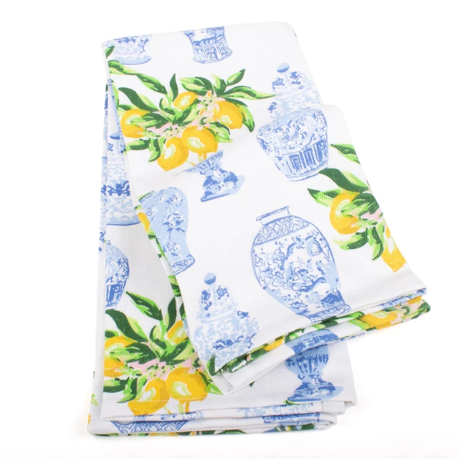 8 Oak Lane Lemon Ginger Kitchen Towel Set
