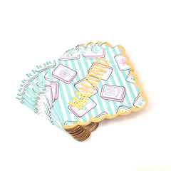 8 Oak Lane Mahjong Stripe Paper Beverage Napkin Packs