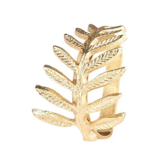 Bodrum Fern Napkin Rings Gold