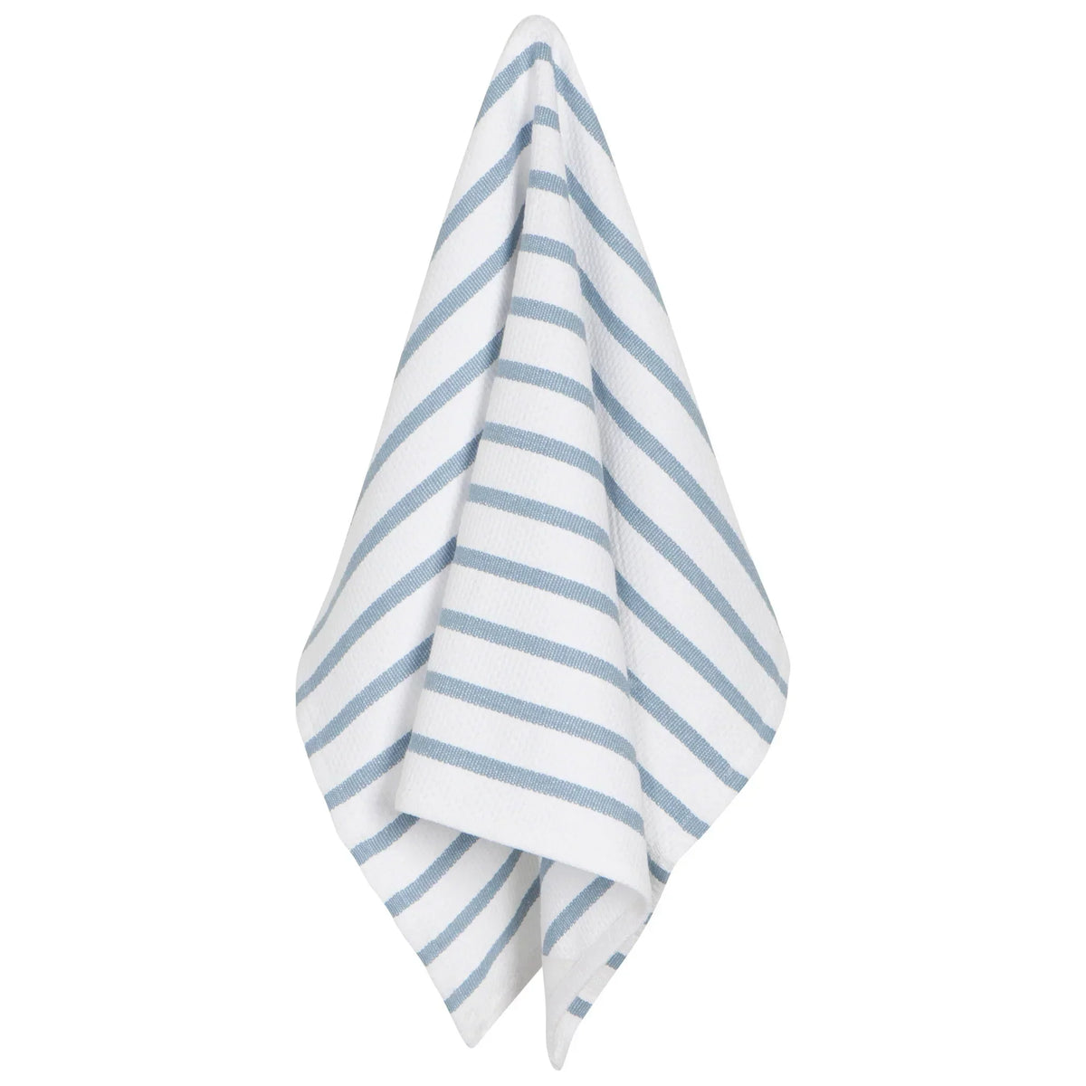 Basketweave Slate Blue Dishtowel