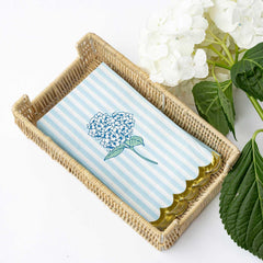 8 Oak Lane Hydrangea Stem Paper Guest Towel