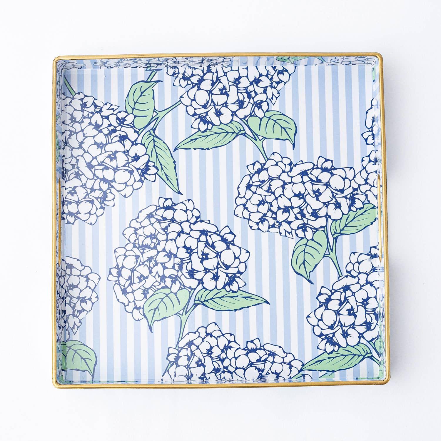 8 Oak Lane Hydrangea Stem Square Tray