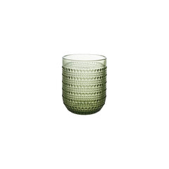 6 oz. Green Drinking Glass with Raised Dots
