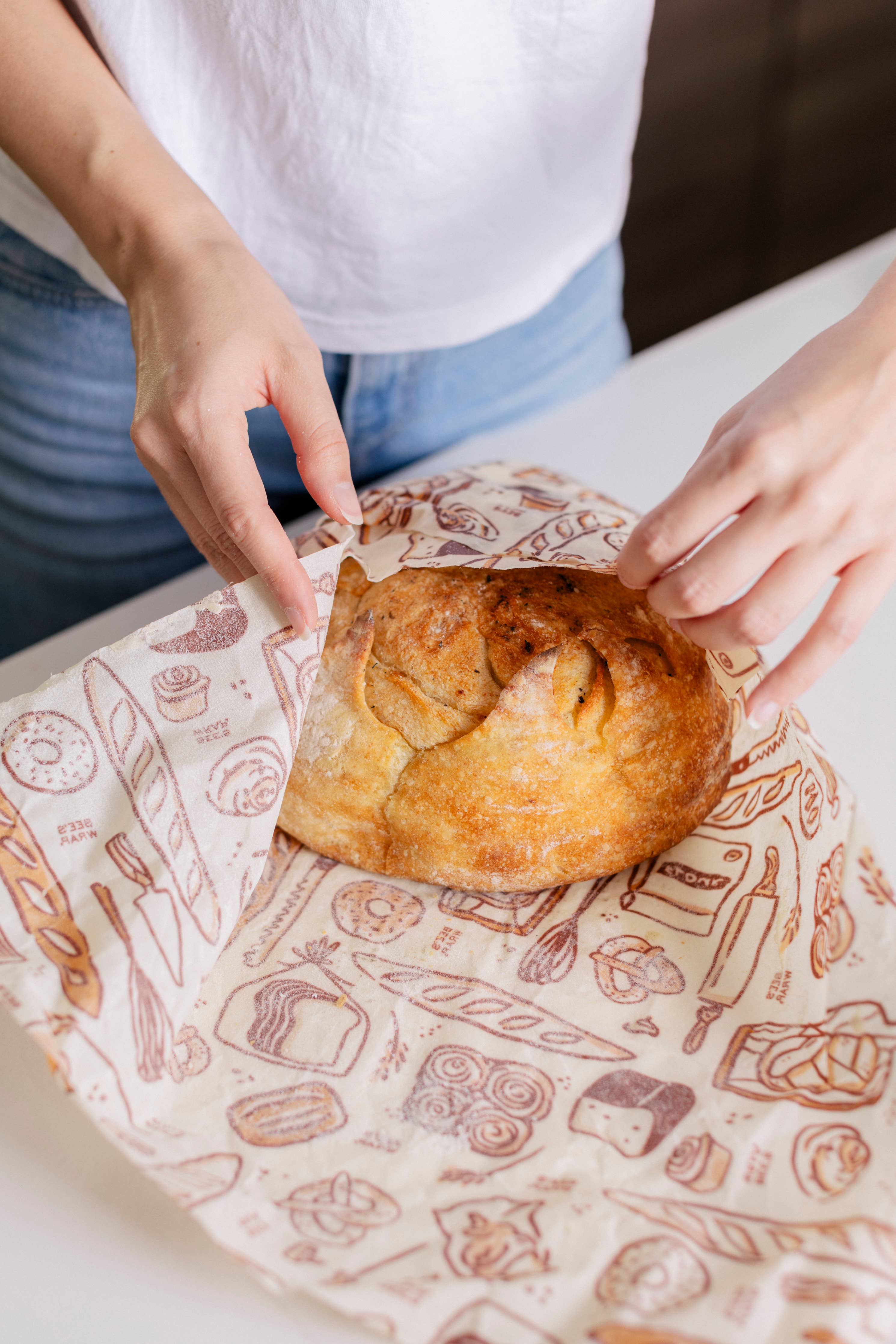 Bee's Wrap Beeswax Reusable Bread Wrap — Bakery Lane Print