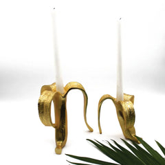 8 Oak Lane Banana Candlestick Set