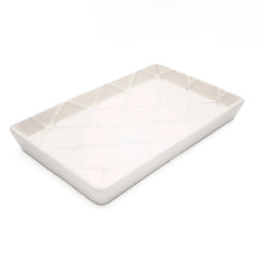 8 Oak Lane Textured Guest Towel Tray
