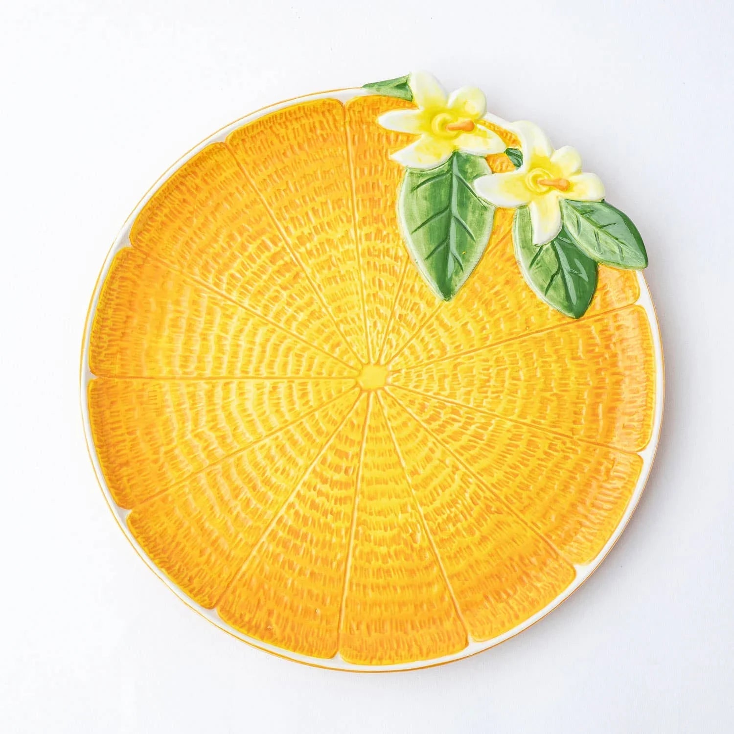 8 Oak Lane Orange Serving Platter