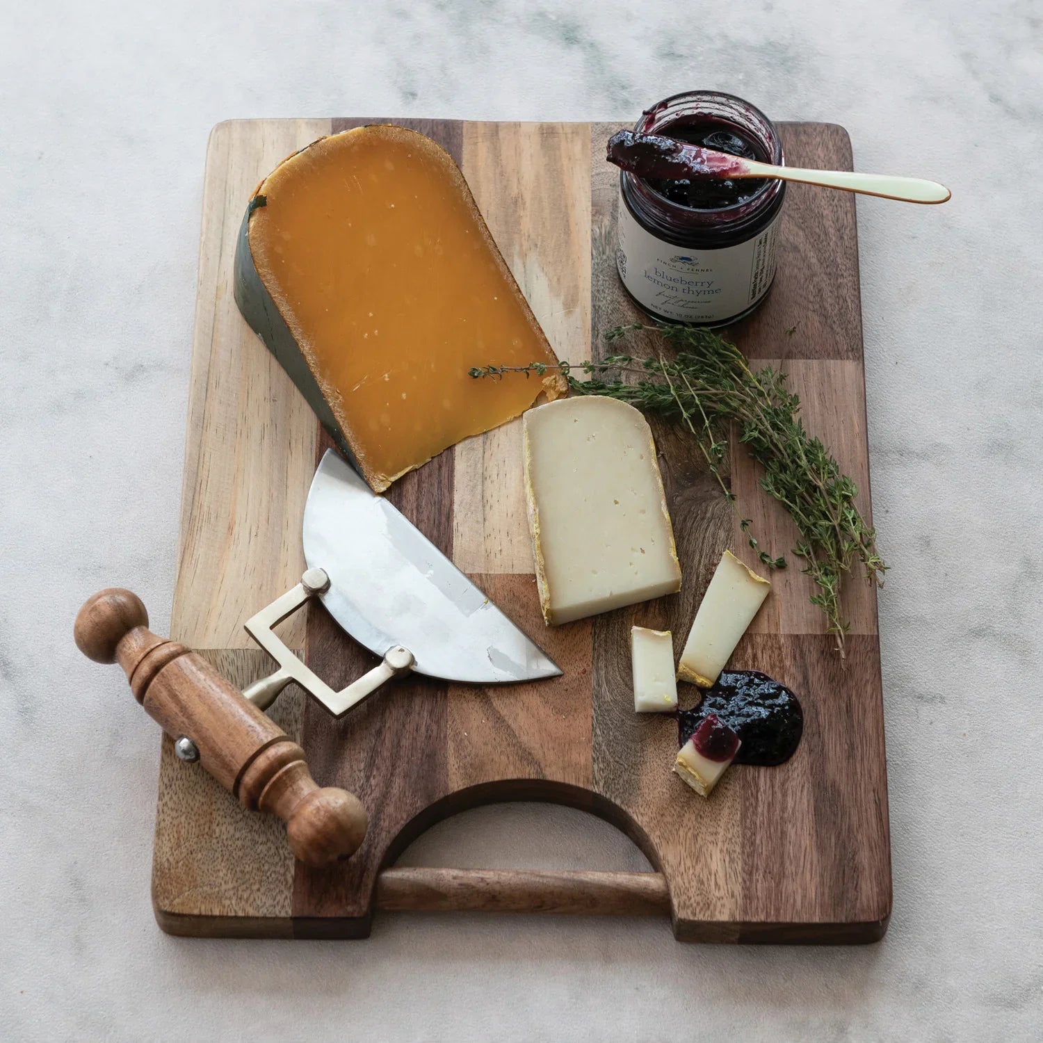 Blueberry Lemon Thyme Fruit Preserves for Cheese