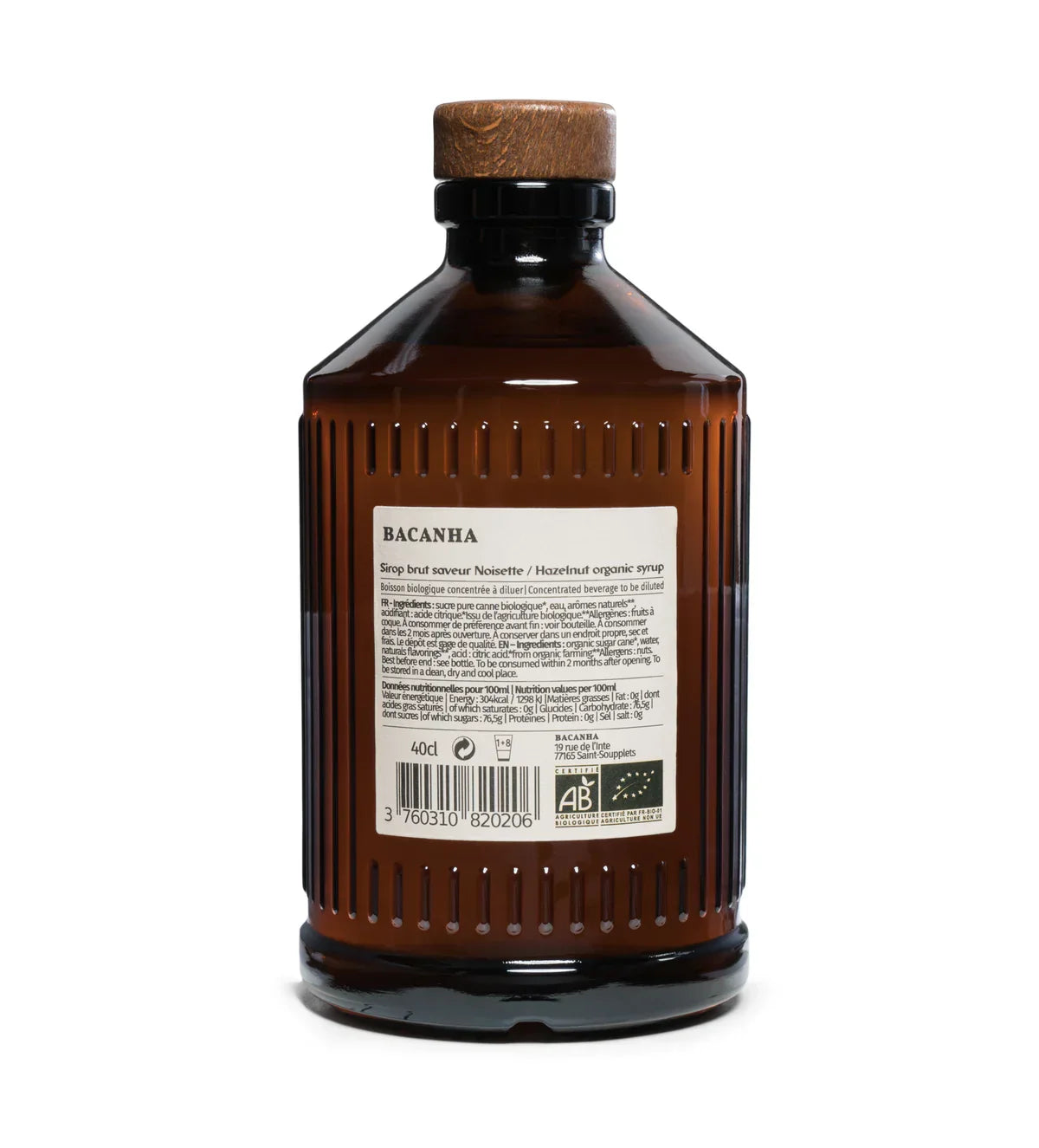 Bacanha Hazelnut Syrup