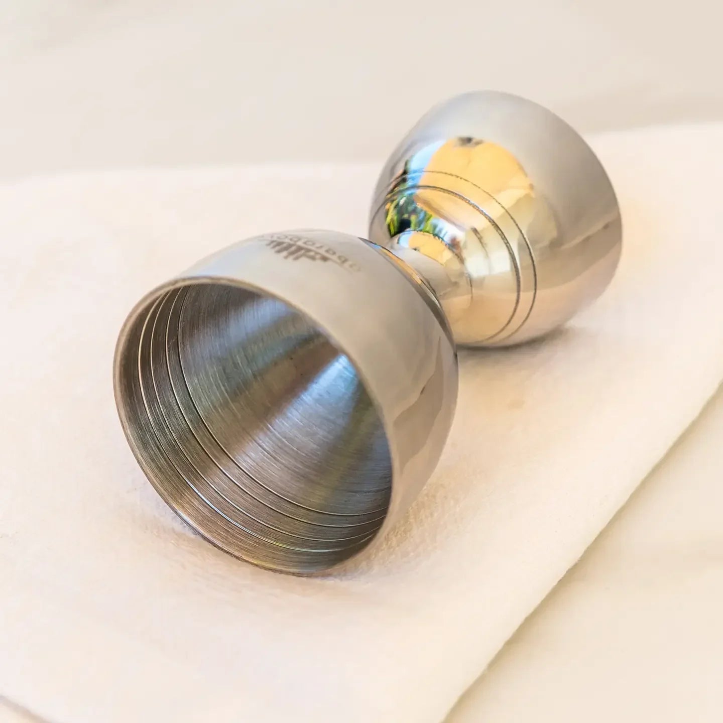 Bell Jigger, 2 oz Stainless Steel